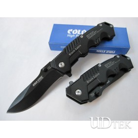 OEM COLD STEEL HY217 HY 217 Hunting Pocket Knife Tactical Folding Knives Blade Sanding Black Aluminum Handle Drop Shipping Best Gift UD401535